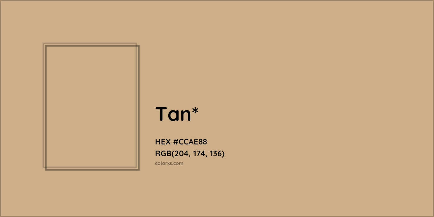 HEX #CCAE88 Color Name, Color Code, Palettes, Similar Paints, Images