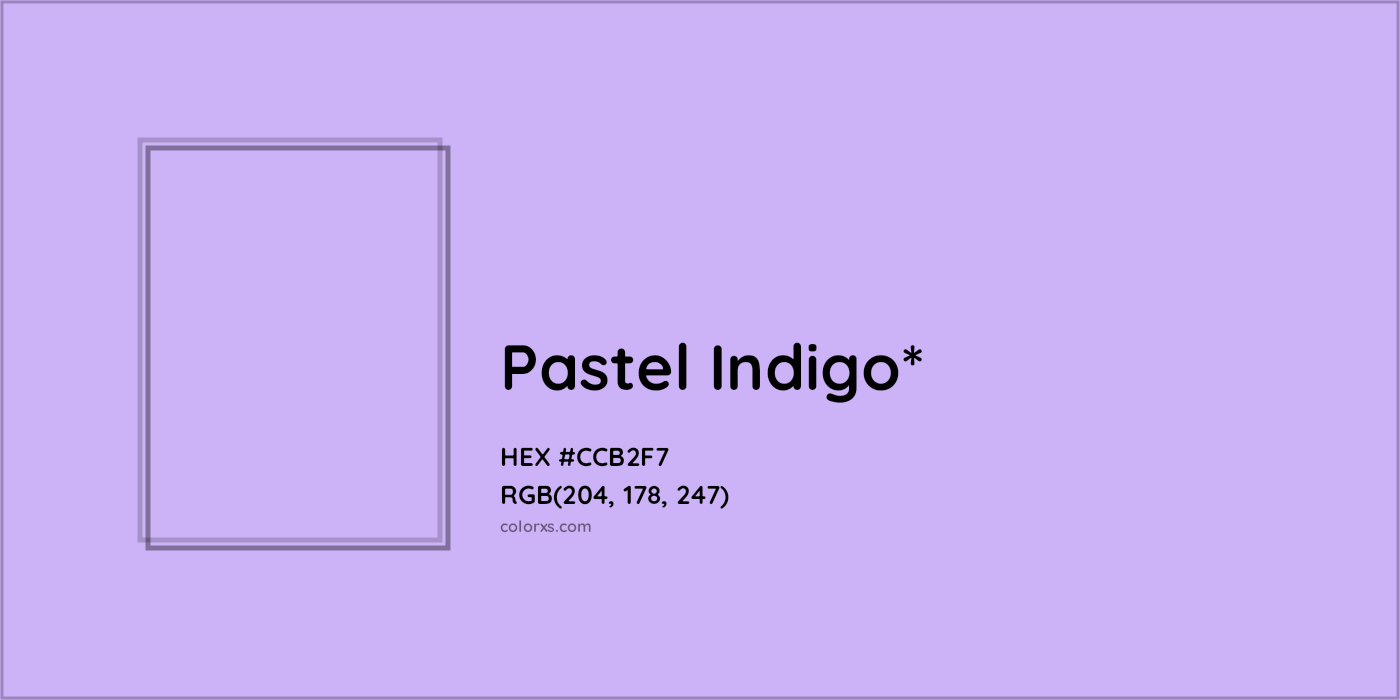 HEX #CCB2F7 Color Name, Color Code, Palettes, Similar Paints, Images