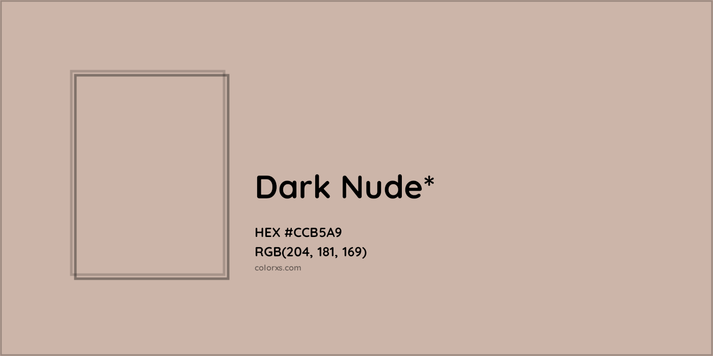 HEX #CCB5A9 Color Name, Color Code, Palettes, Similar Paints, Images