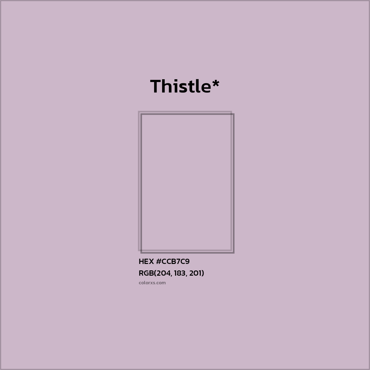 HEX #CCB7C9 Color Name, Color Code, Palettes, Similar Paints, Images