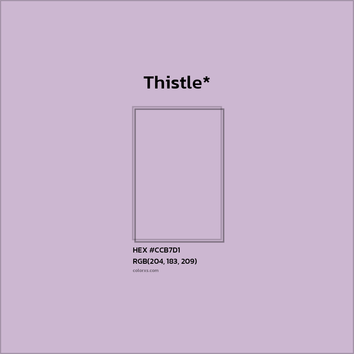 HEX #CCB7D1 Color Name, Color Code, Palettes, Similar Paints, Images