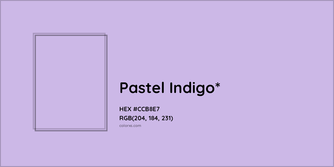HEX #CCB8E7 Color Name, Color Code, Palettes, Similar Paints, Images