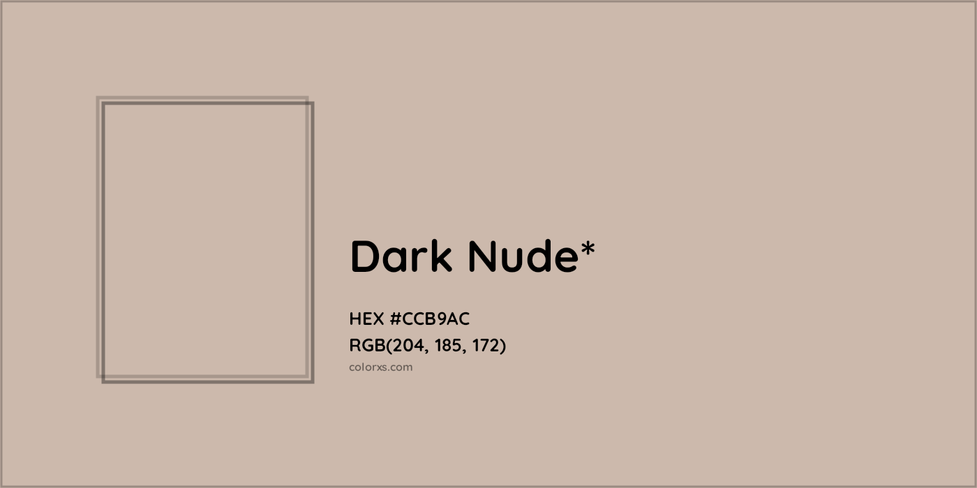 HEX #CCB9AC Color Name, Color Code, Palettes, Similar Paints, Images