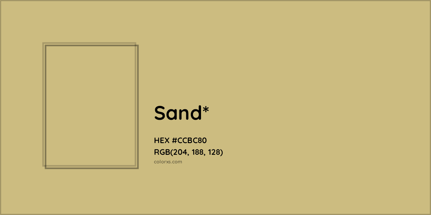 HEX #CCBC80 Color Name, Color Code, Palettes, Similar Paints, Images