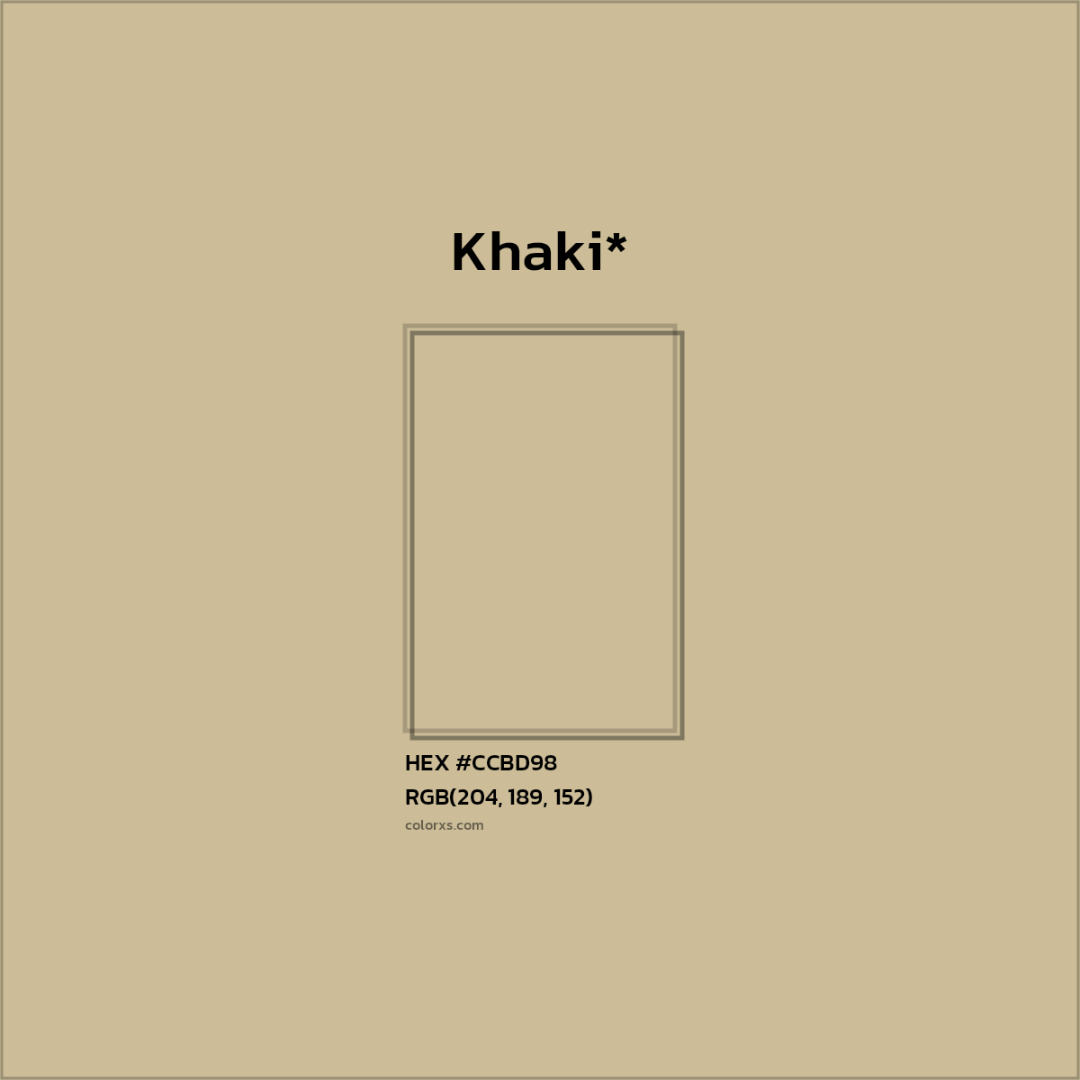 HEX #CCBD98 Color Name, Color Code, Palettes, Similar Paints, Images