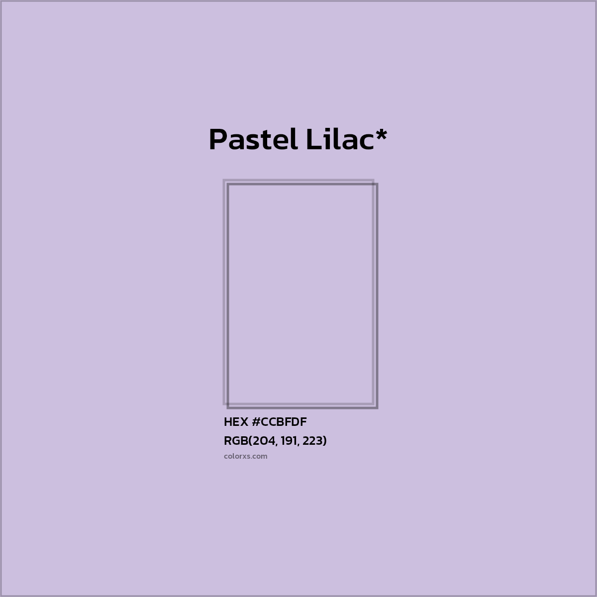HEX #CCBFDF Color Name, Color Code, Palettes, Similar Paints, Images