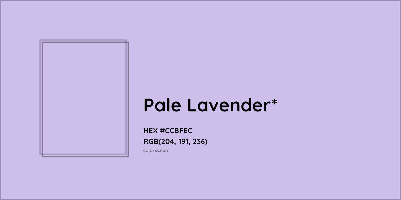 HEX #CCBFEC Color Name, Color Code, Palettes, Similar Paints, Images