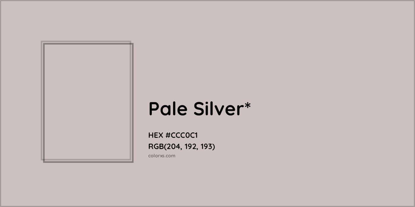 HEX #CCC0C1 Color Name, Color Code, Palettes, Similar Paints, Images