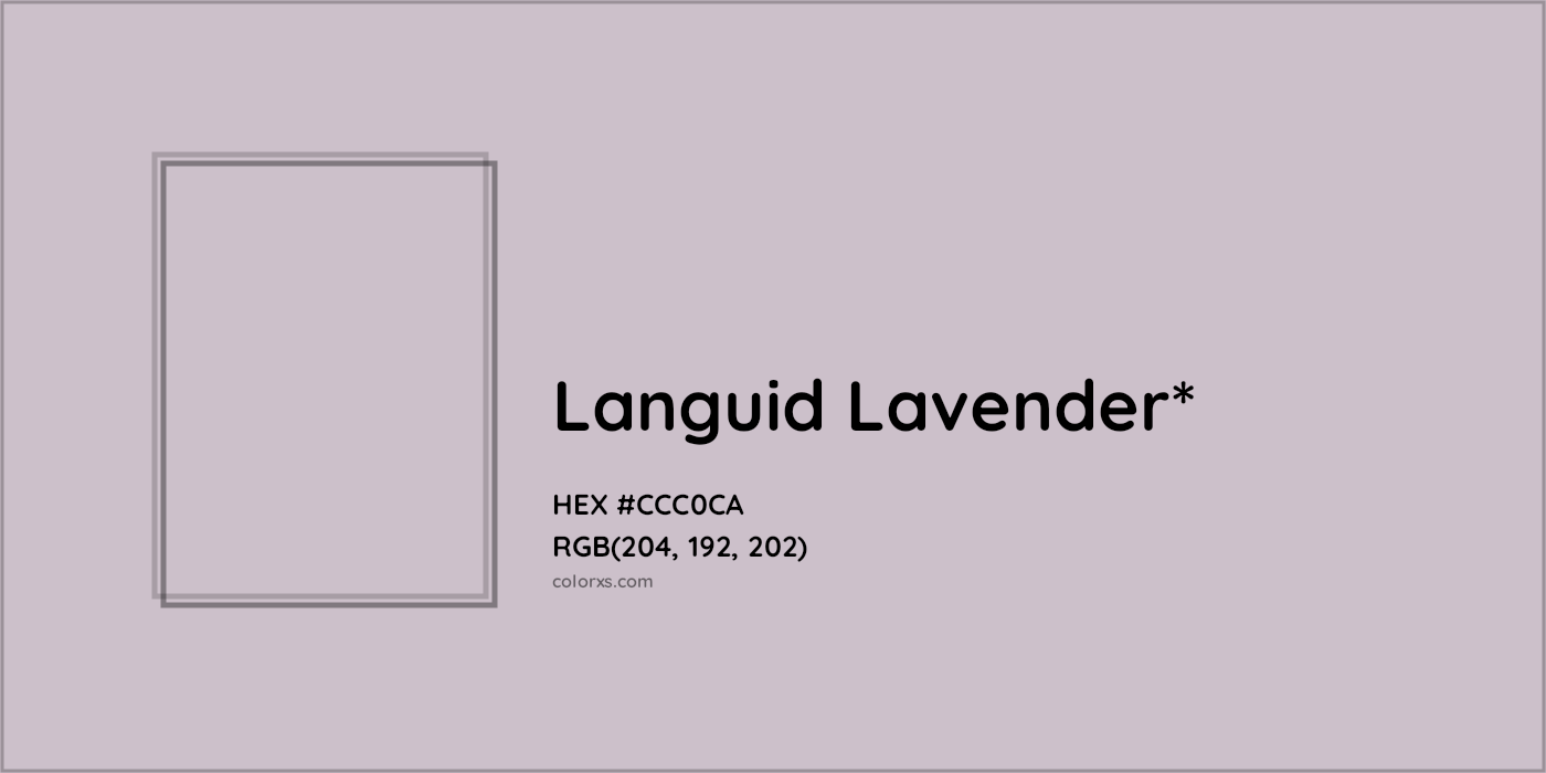 HEX #CCC0CA Color Name, Color Code, Palettes, Similar Paints, Images