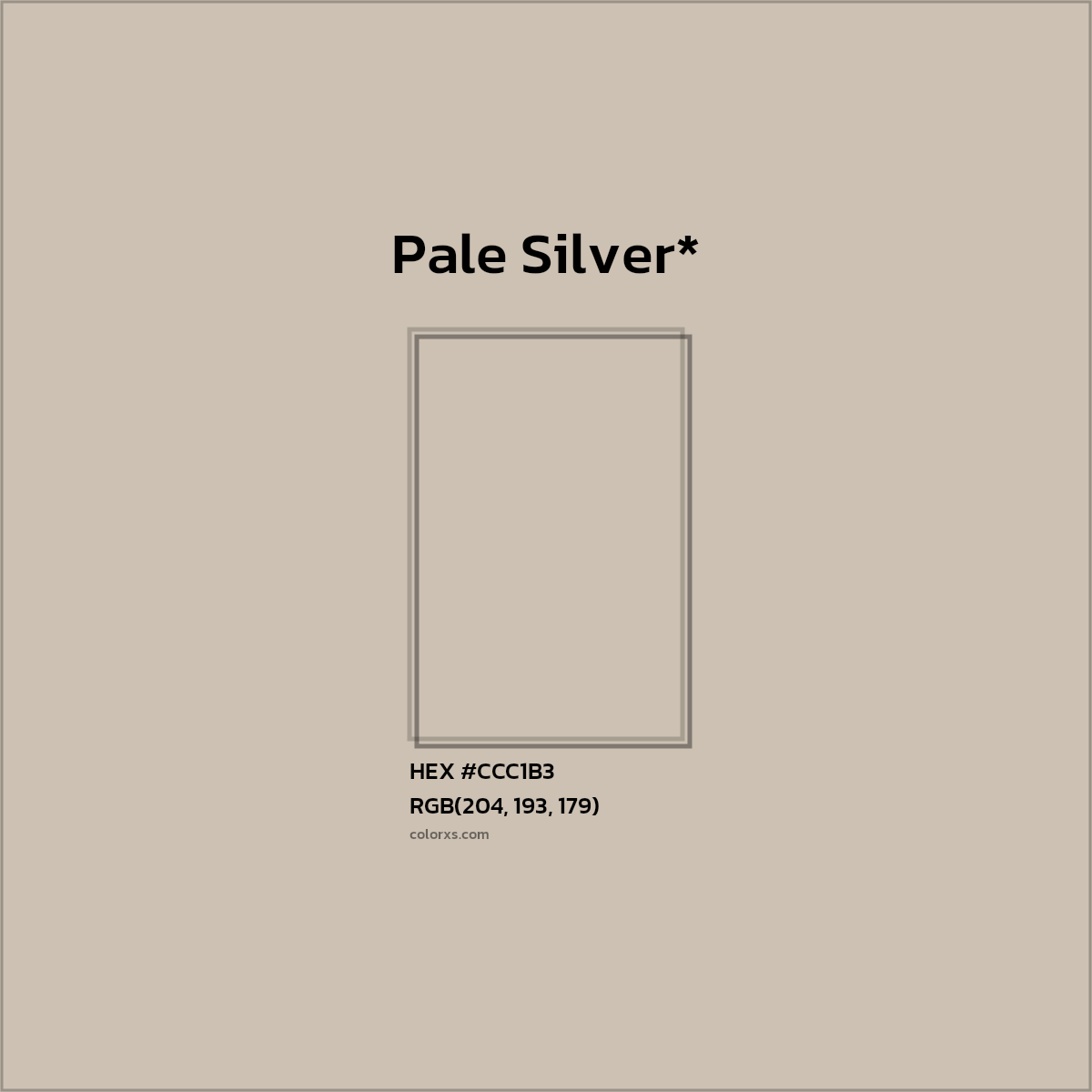 HEX #CCC1B3 Color Name, Color Code, Palettes, Similar Paints, Images
