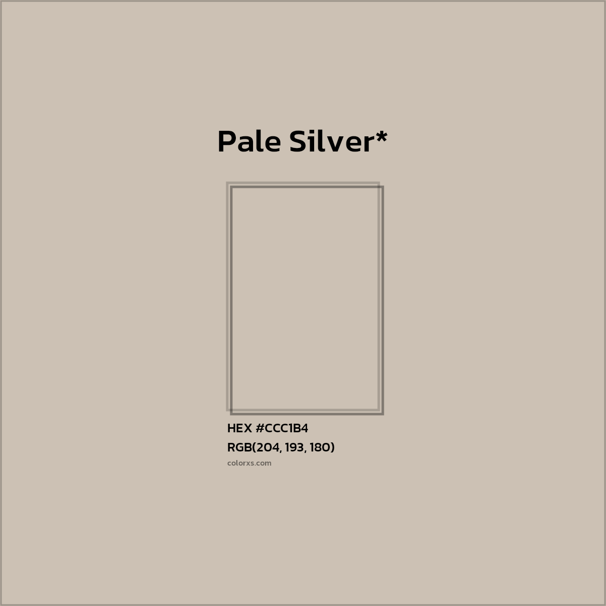 HEX #CCC1B4 Color Name, Color Code, Palettes, Similar Paints, Images