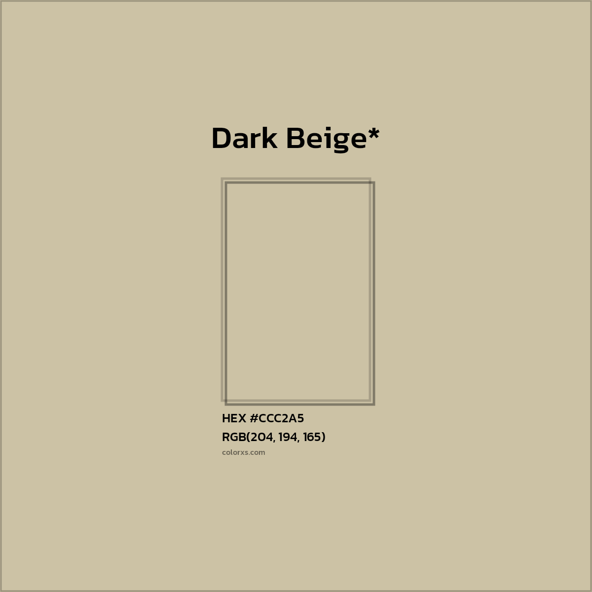 HEX #CCC2A5 Color Name, Color Code, Palettes, Similar Paints, Images