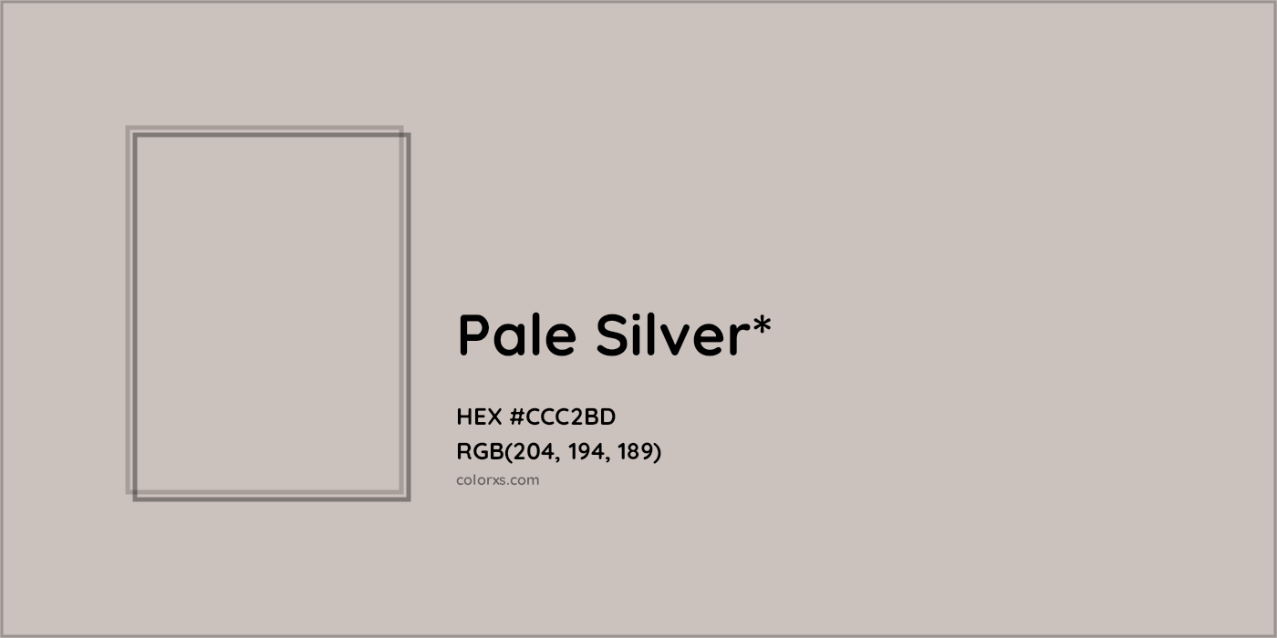 HEX #CCC2BD Color Name, Color Code, Palettes, Similar Paints, Images