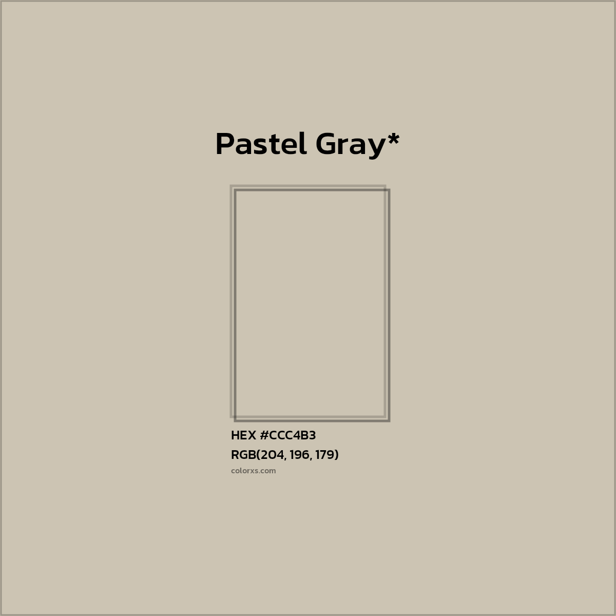 HEX #CCC4B3 Color Name, Color Code, Palettes, Similar Paints, Images