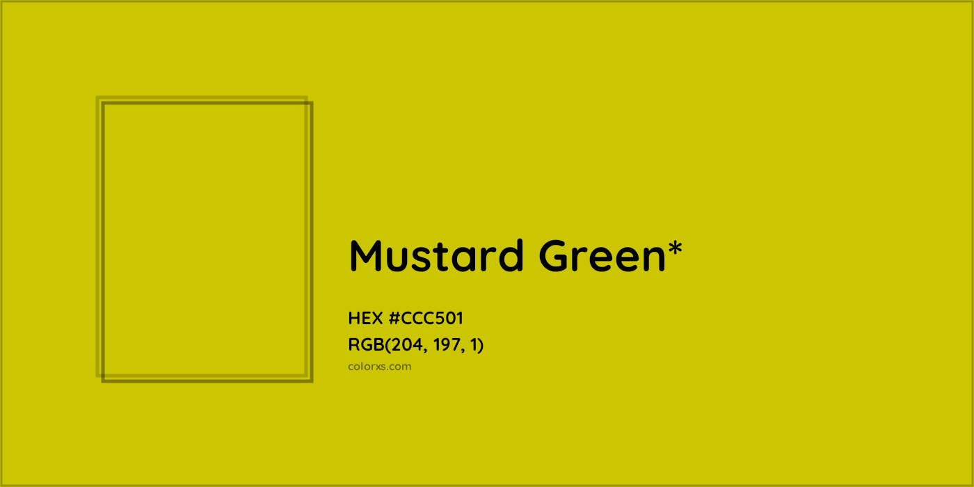 HEX #CCC501 Color Name, Color Code, Palettes, Similar Paints, Images