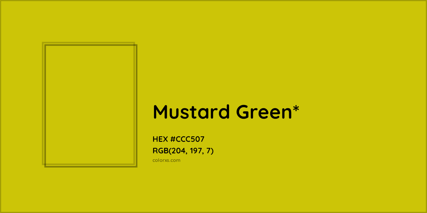 HEX #CCC507 Color Name, Color Code, Palettes, Similar Paints, Images