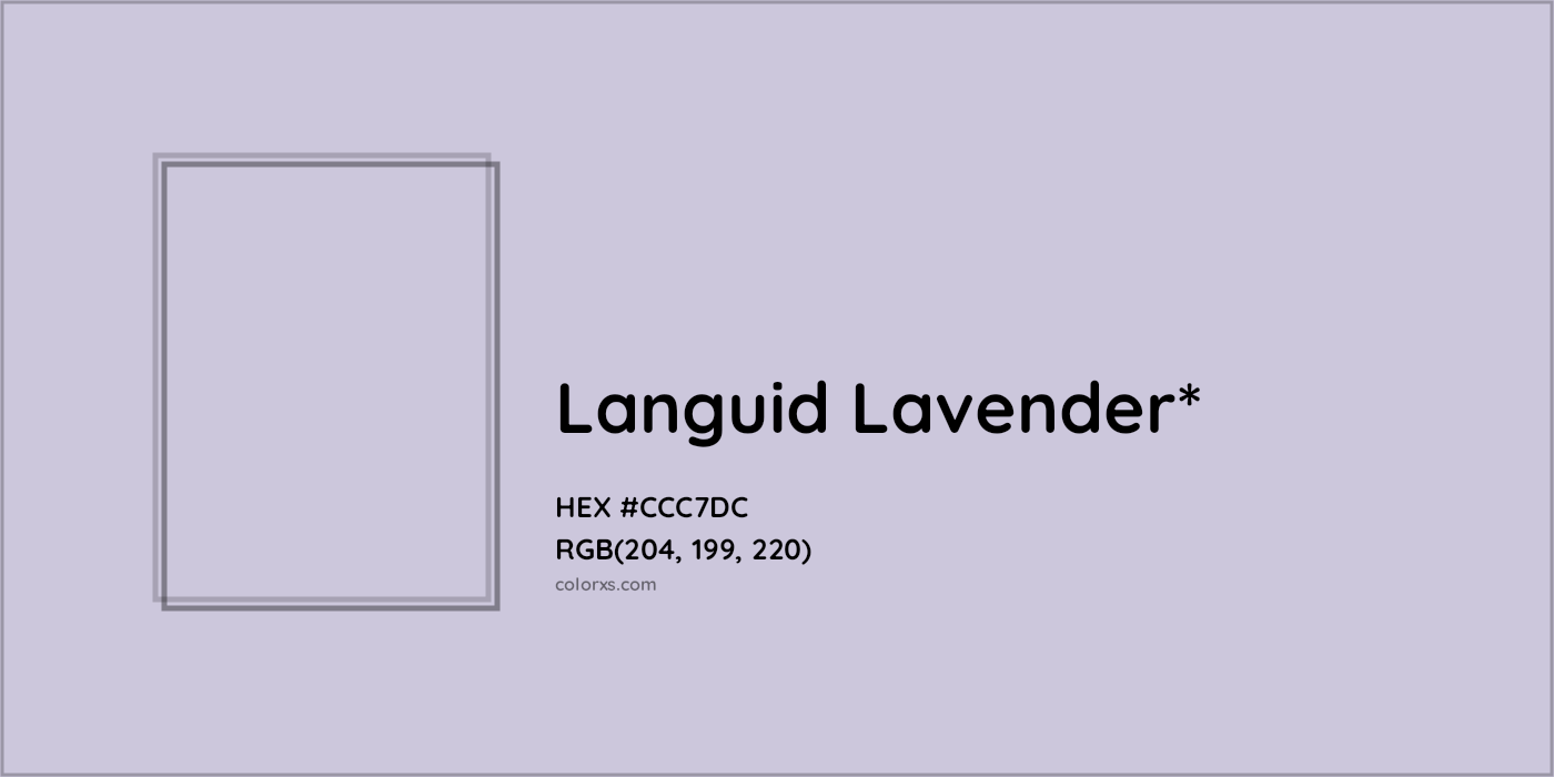 HEX #CCC7DC Color Name, Color Code, Palettes, Similar Paints, Images