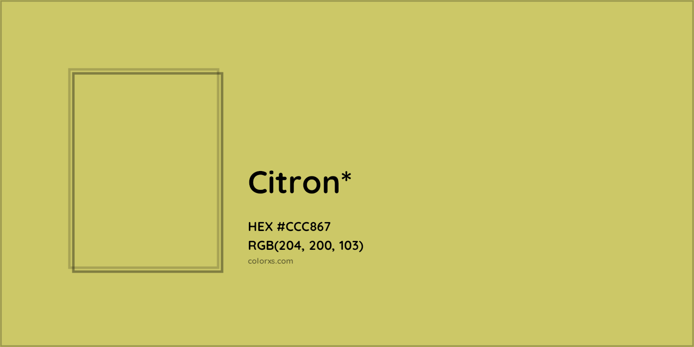 HEX #CCC867 Color Name, Color Code, Palettes, Similar Paints, Images