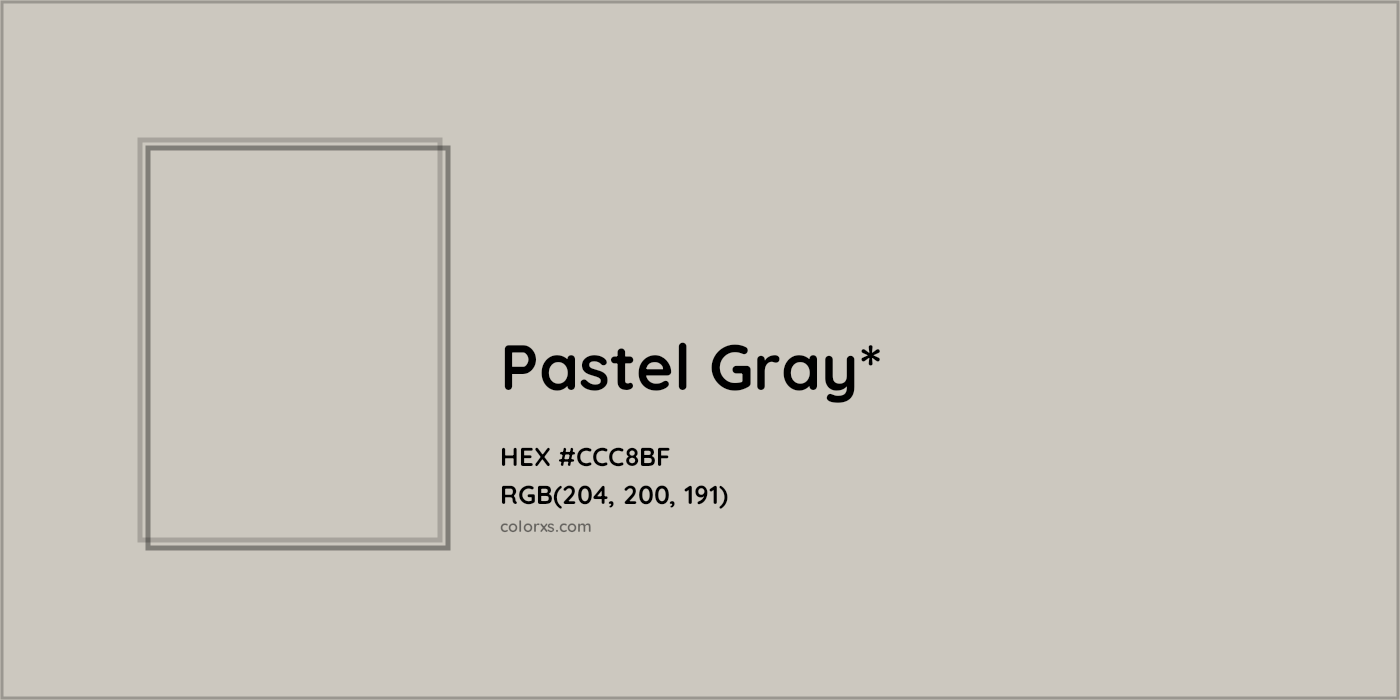 HEX #CCC8BF Color Name, Color Code, Palettes, Similar Paints, Images