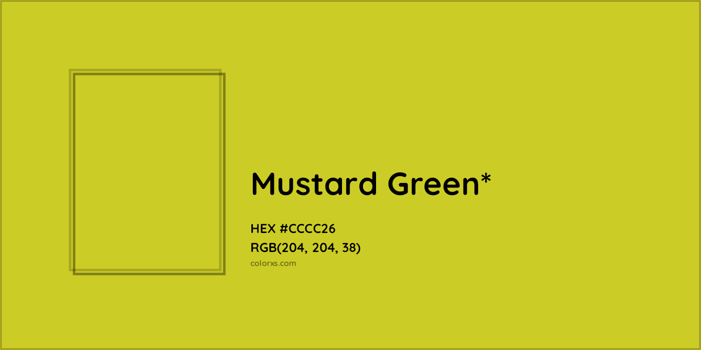 HEX #CCCC26 Color Name, Color Code, Palettes, Similar Paints, Images
