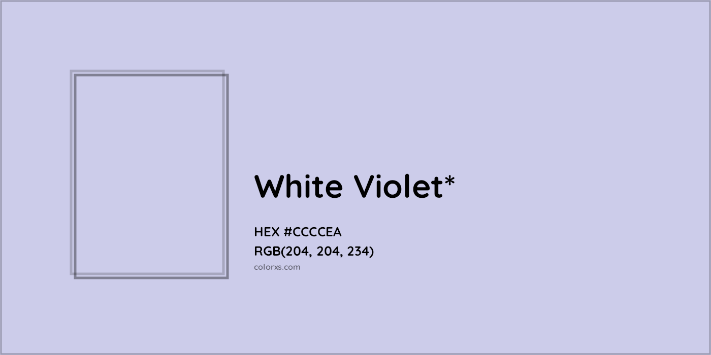 HEX #CCCCEA Color Name, Color Code, Palettes, Similar Paints, Images