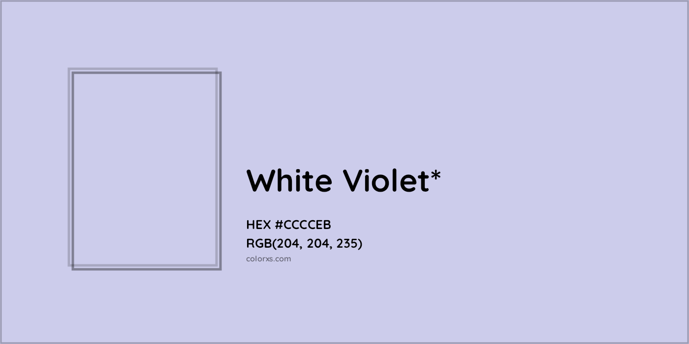 HEX #CCCCEB Color Name, Color Code, Palettes, Similar Paints, Images