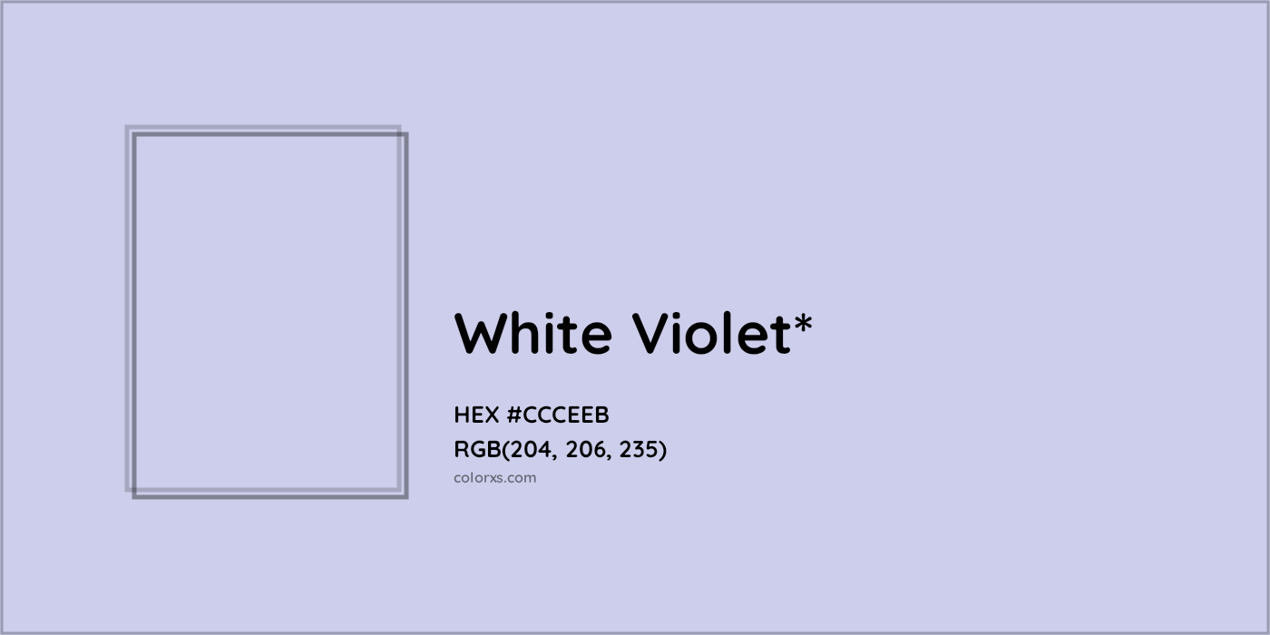 HEX #CCCEEB Color Name, Color Code, Palettes, Similar Paints, Images