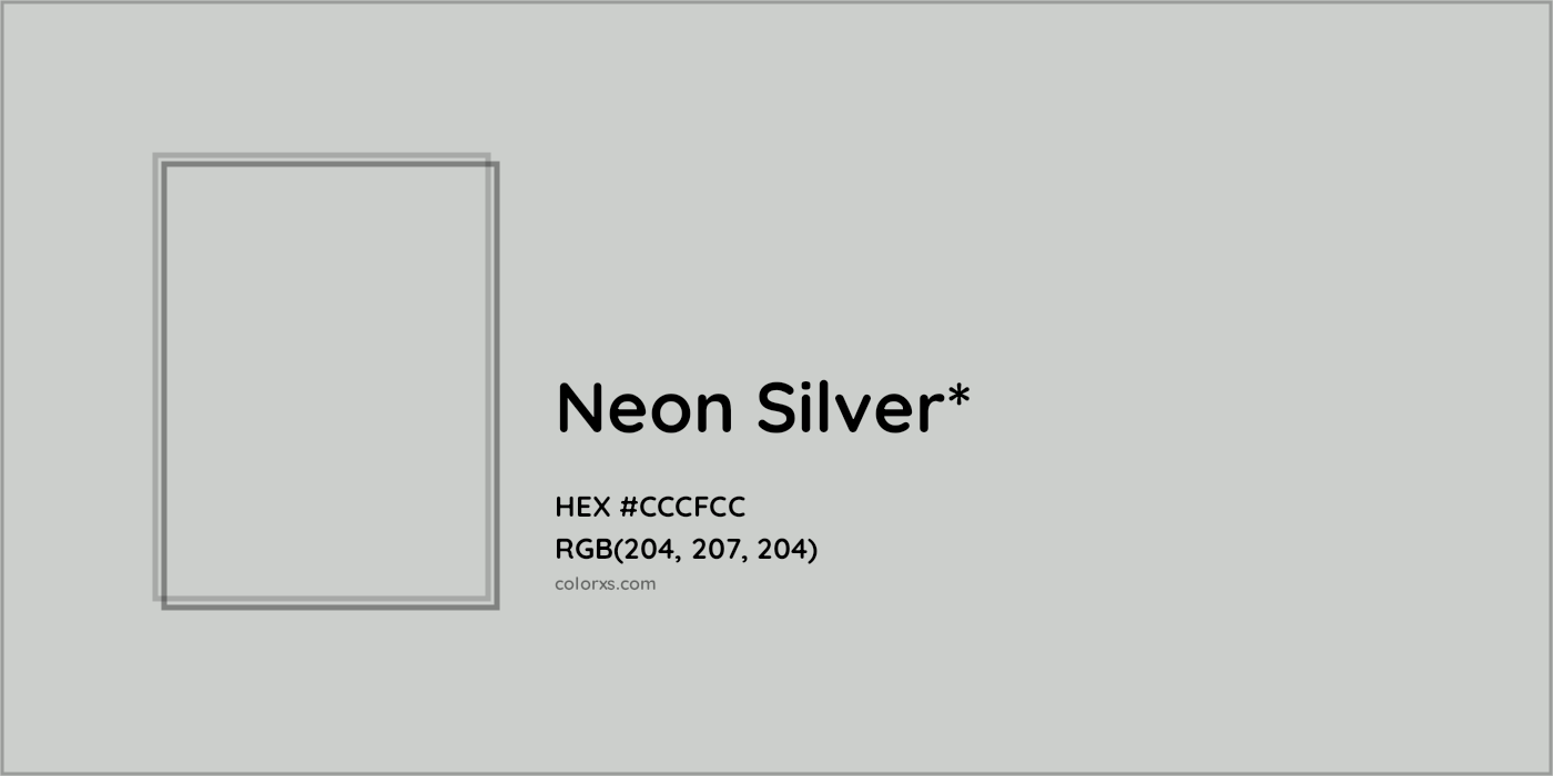 HEX #CCCFCC Color Name, Color Code, Palettes, Similar Paints, Images