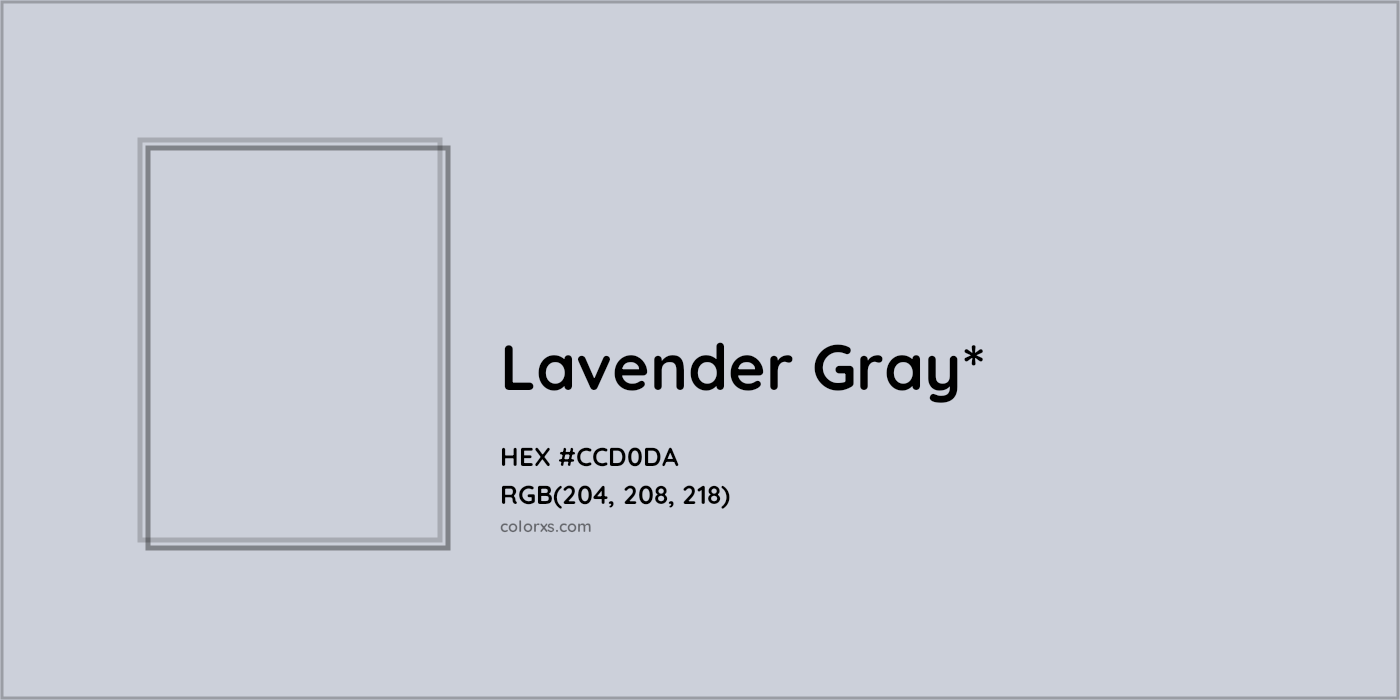 HEX #CCD0DA Color Name, Color Code, Palettes, Similar Paints, Images