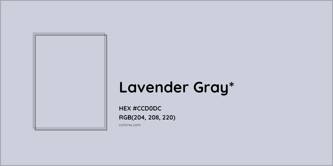 HEX #CCD0DC Color Name, Color Code, Palettes, Similar Paints, Images