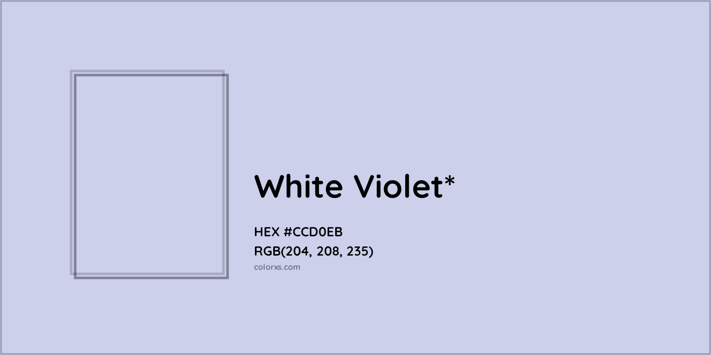 HEX #CCD0EB Color Name, Color Code, Palettes, Similar Paints, Images