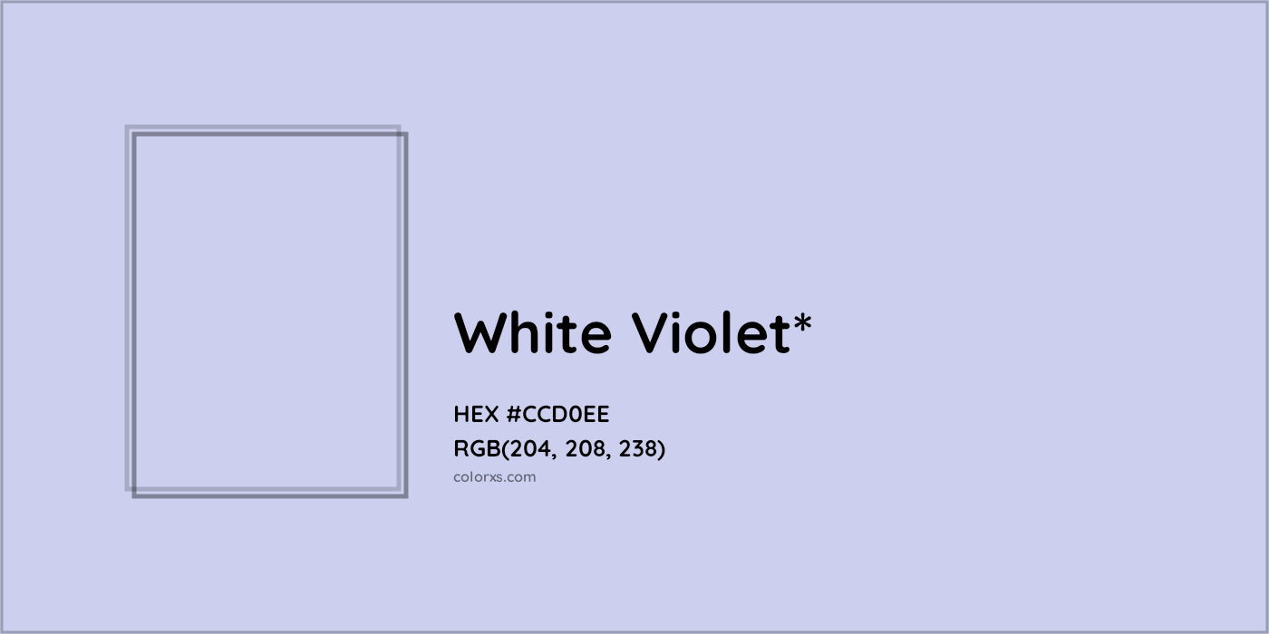 HEX #CCD0EE Color Name, Color Code, Palettes, Similar Paints, Images