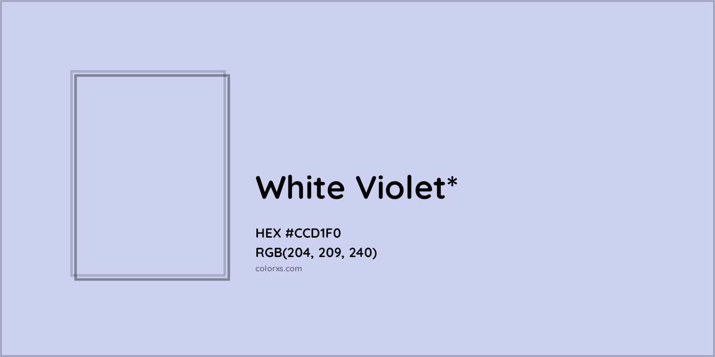 HEX #CCD1F0 Color Name, Color Code, Palettes, Similar Paints, Images
