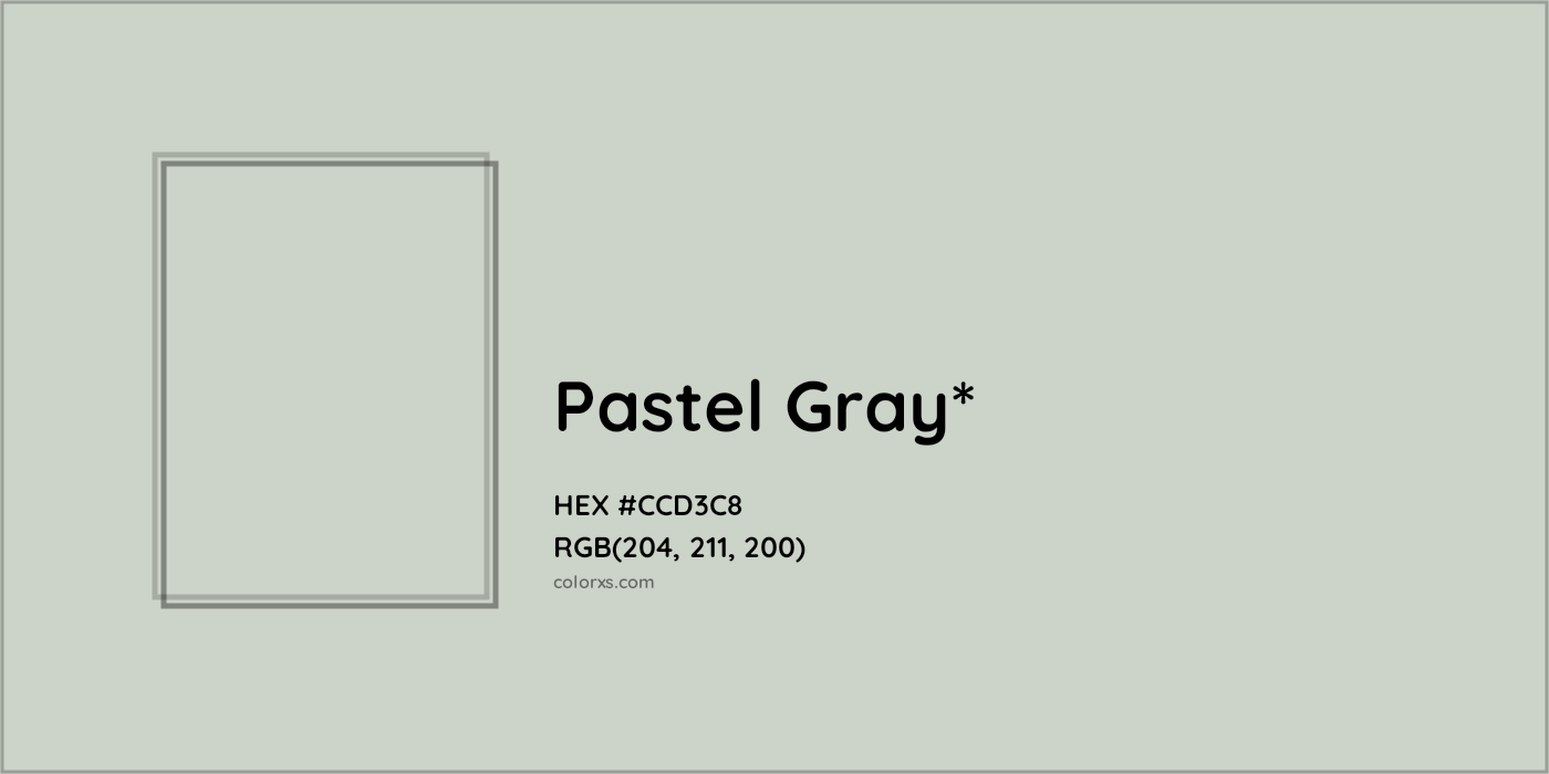 HEX #CCD3C8 Color Name, Color Code, Palettes, Similar Paints, Images