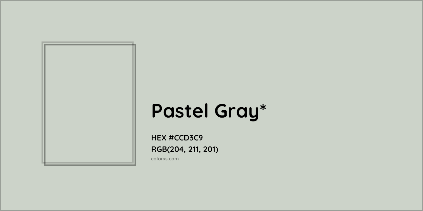 HEX #CCD3C9 Color Name, Color Code, Palettes, Similar Paints, Images