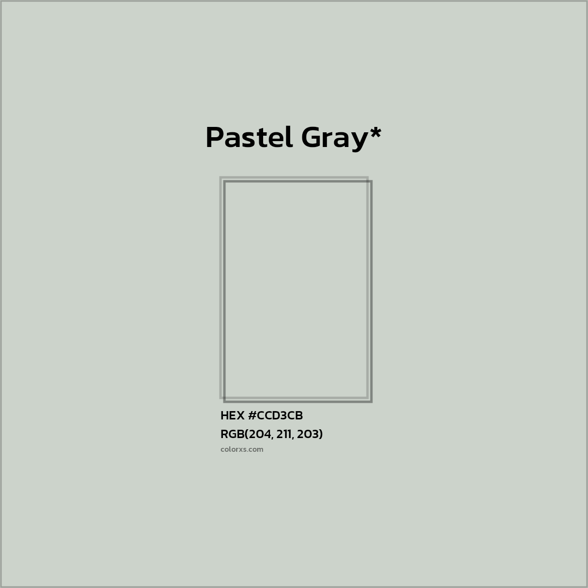 HEX #CCD3CB Color Name, Color Code, Palettes, Similar Paints, Images