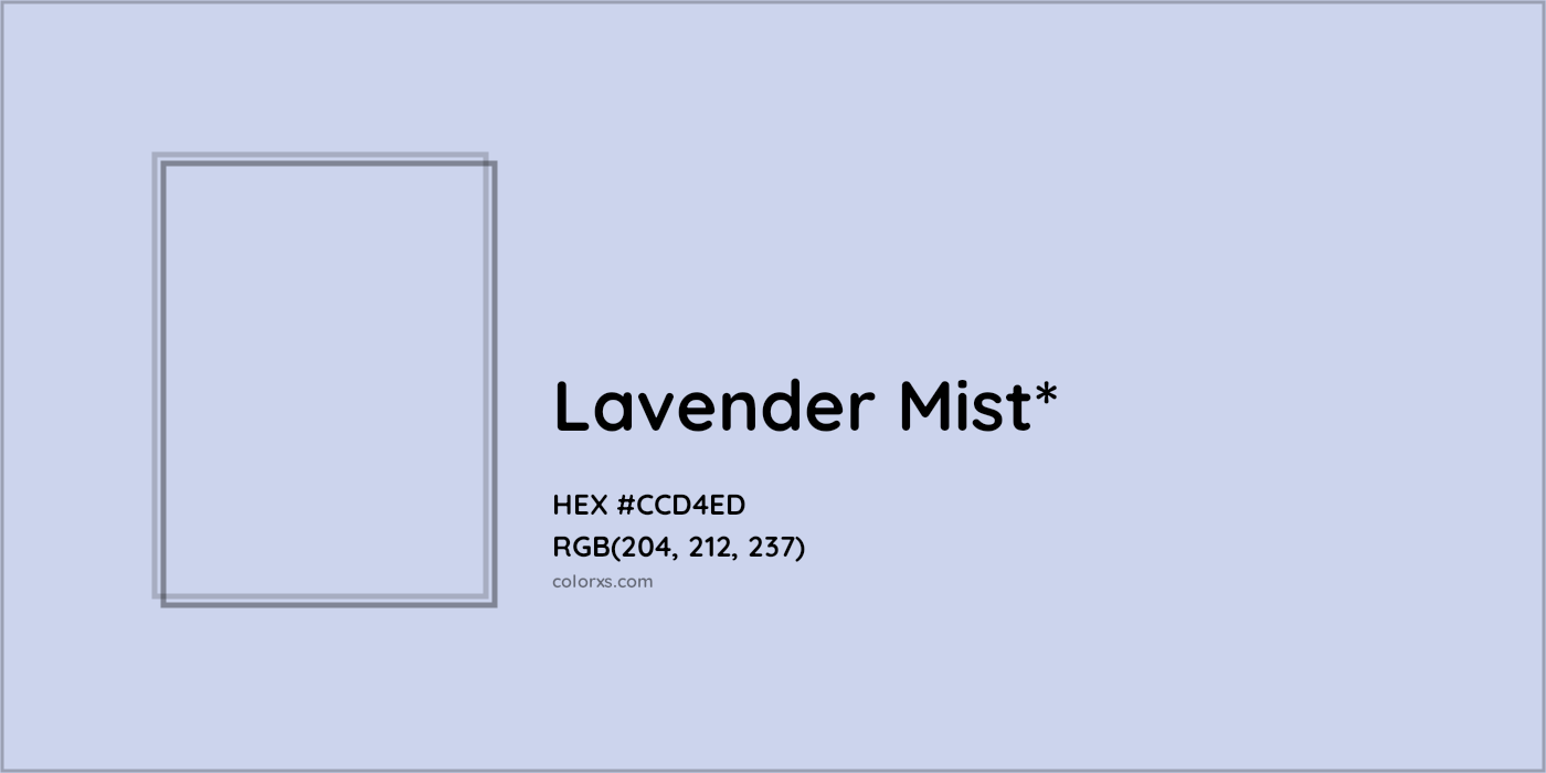 HEX #CCD4ED Color Name, Color Code, Palettes, Similar Paints, Images
