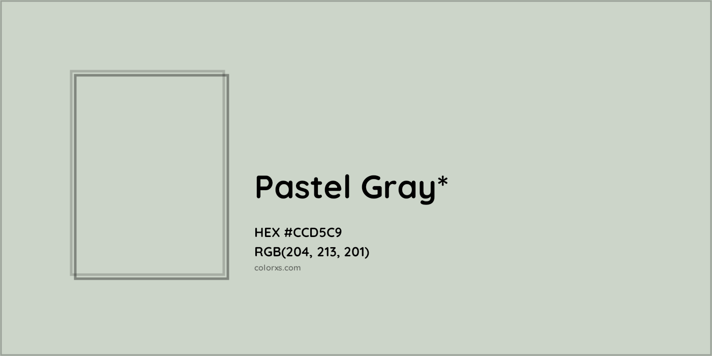 HEX #CCD5C9 Color Name, Color Code, Palettes, Similar Paints, Images