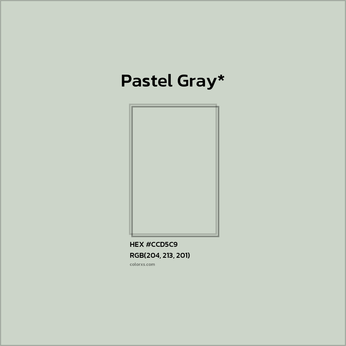 HEX #CCD5C9 Color Name, Color Code, Palettes, Similar Paints, Images