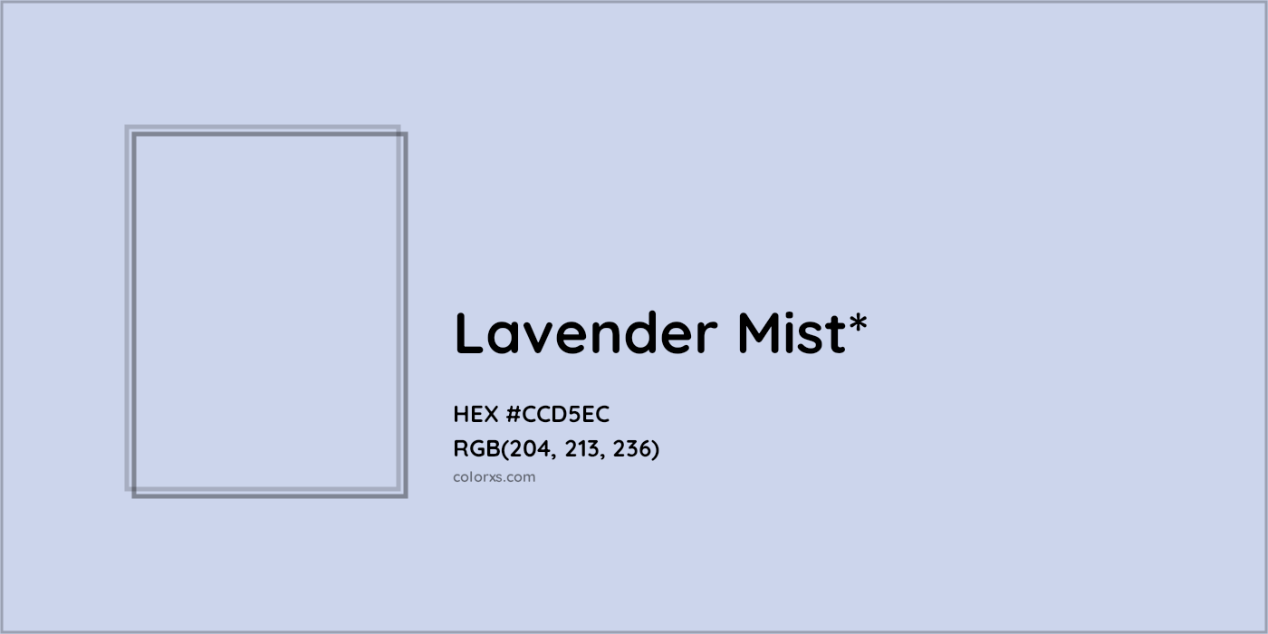 HEX #CCD5EC Color Name, Color Code, Palettes, Similar Paints, Images