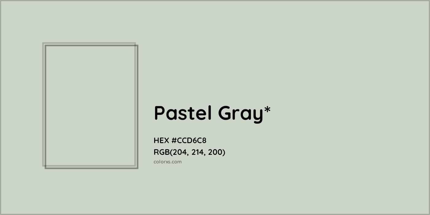 HEX #CCD6C8 Color Name, Color Code, Palettes, Similar Paints, Images
