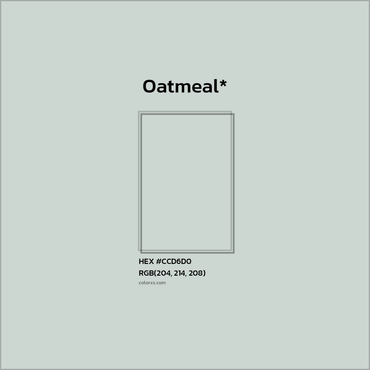 HEX #CCD6D0 Color Name, Color Code, Palettes, Similar Paints, Images