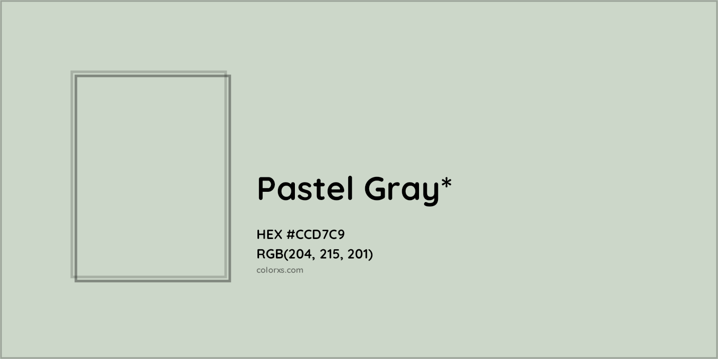 HEX #CCD7C9 Color Name, Color Code, Palettes, Similar Paints, Images