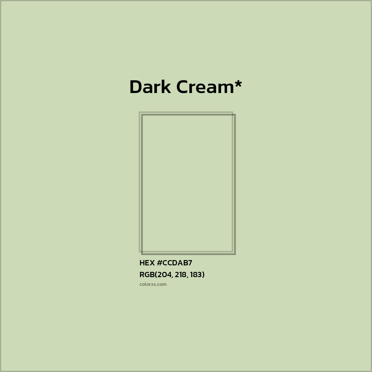 HEX #CCDAB7 Color Name, Color Code, Palettes, Similar Paints, Images