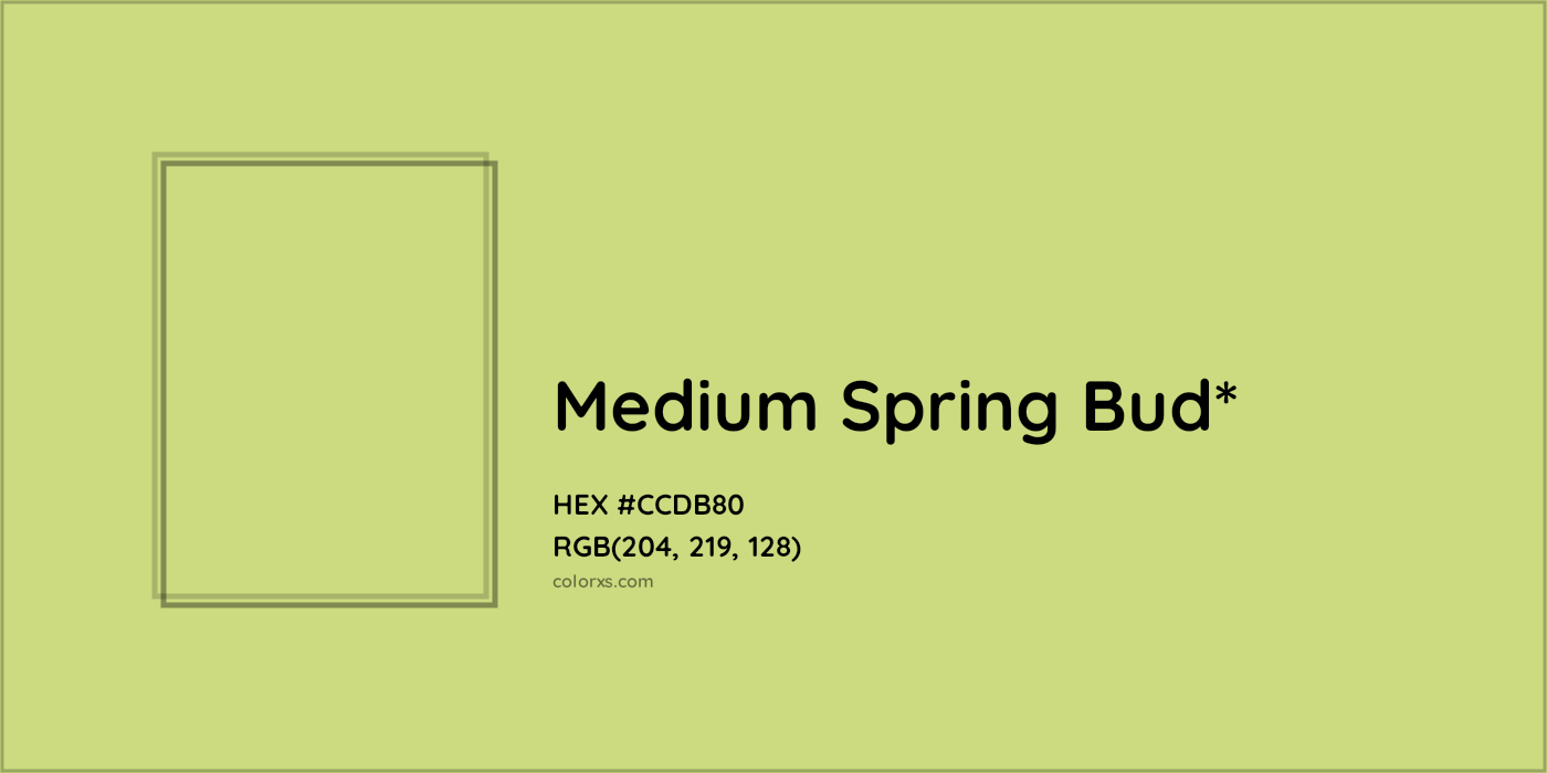 HEX #CCDB80 Color Name, Color Code, Palettes, Similar Paints, Images