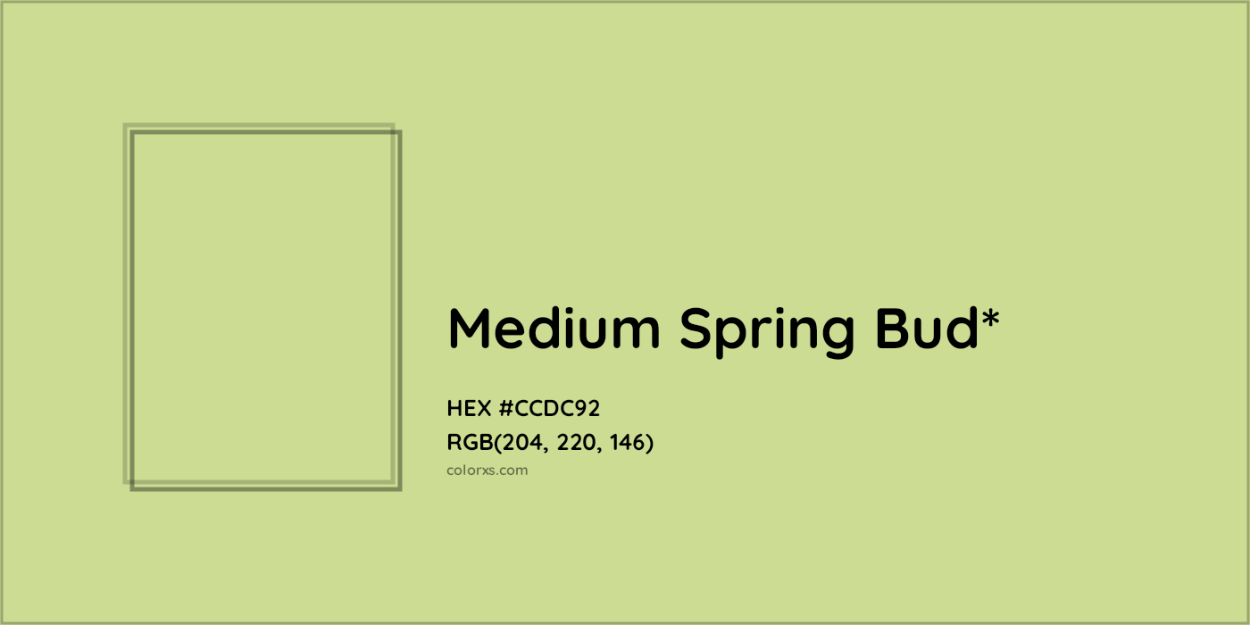 HEX #CCDC92 Color Name, Color Code, Palettes, Similar Paints, Images