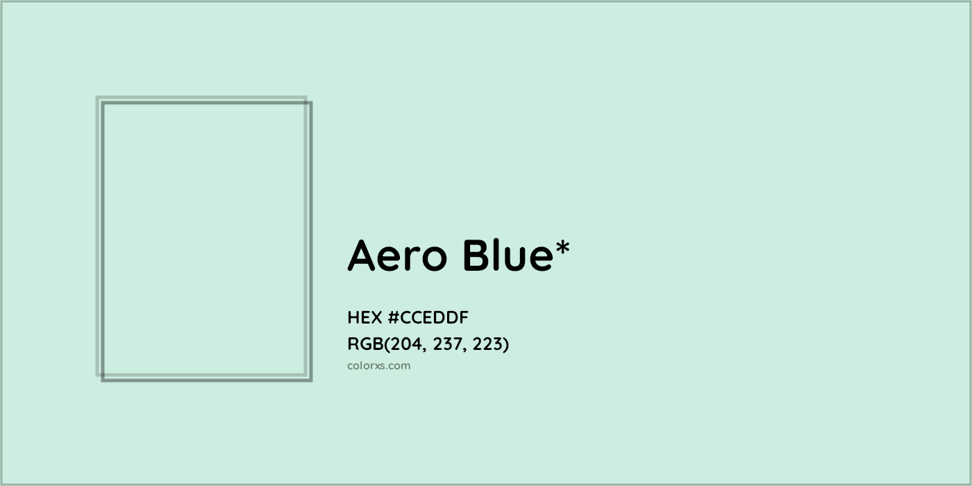 HEX #CCEDDF Color Name, Color Code, Palettes, Similar Paints, Images
