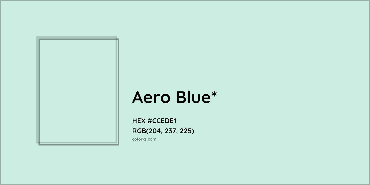 HEX #CCEDE1 Color Name, Color Code, Palettes, Similar Paints, Images