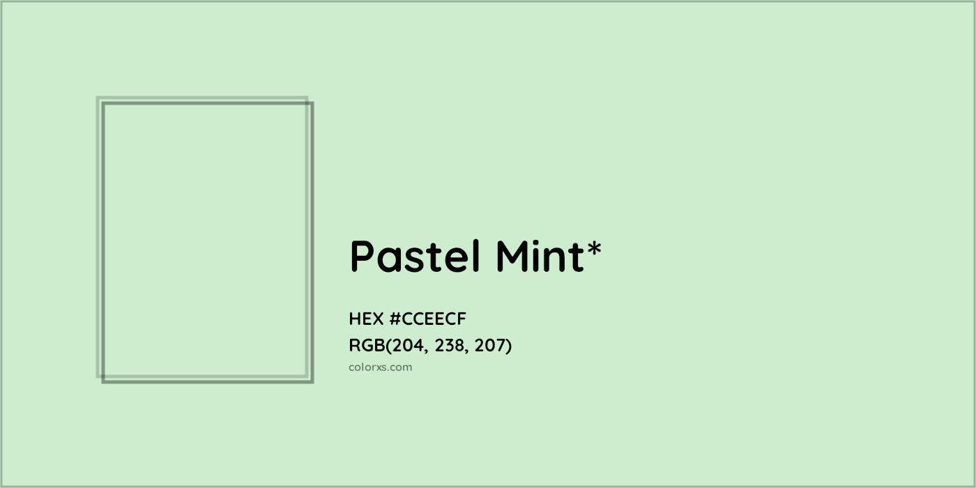 HEX #CCEECF Color Name, Color Code, Palettes, Similar Paints, Images