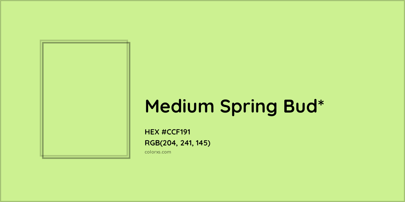 HEX #CCF191 Color Name, Color Code, Palettes, Similar Paints, Images